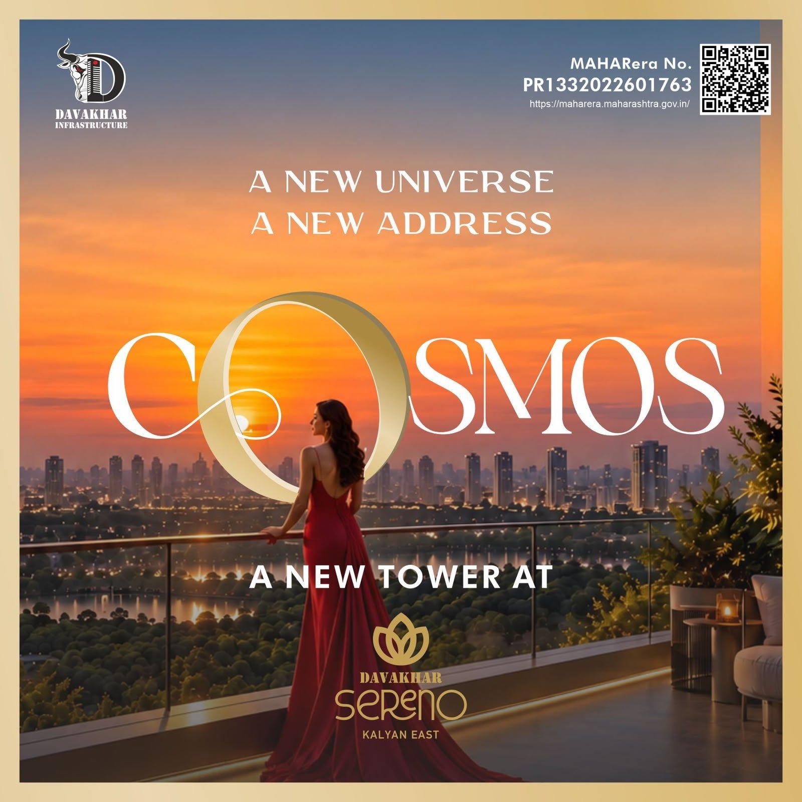 COSMOS at Davakhar Sereno — lifestyle promotional artwork